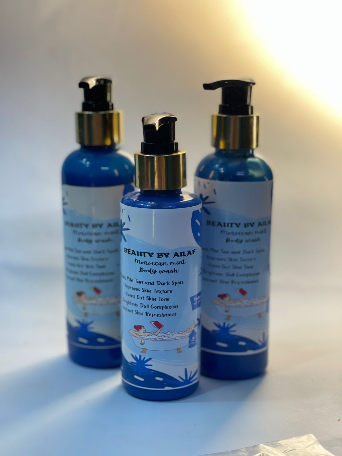 Morrocon mint body wash