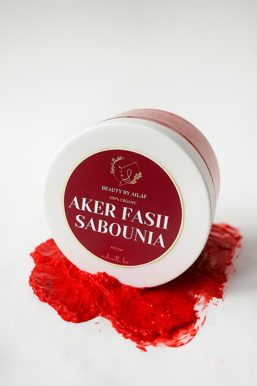 Morrocon aker fasii sabunia  Traditional morrocon soap & mask for bath, spa & hammam