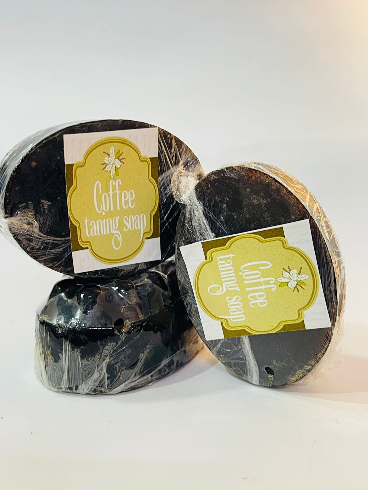 coffee tanning soap