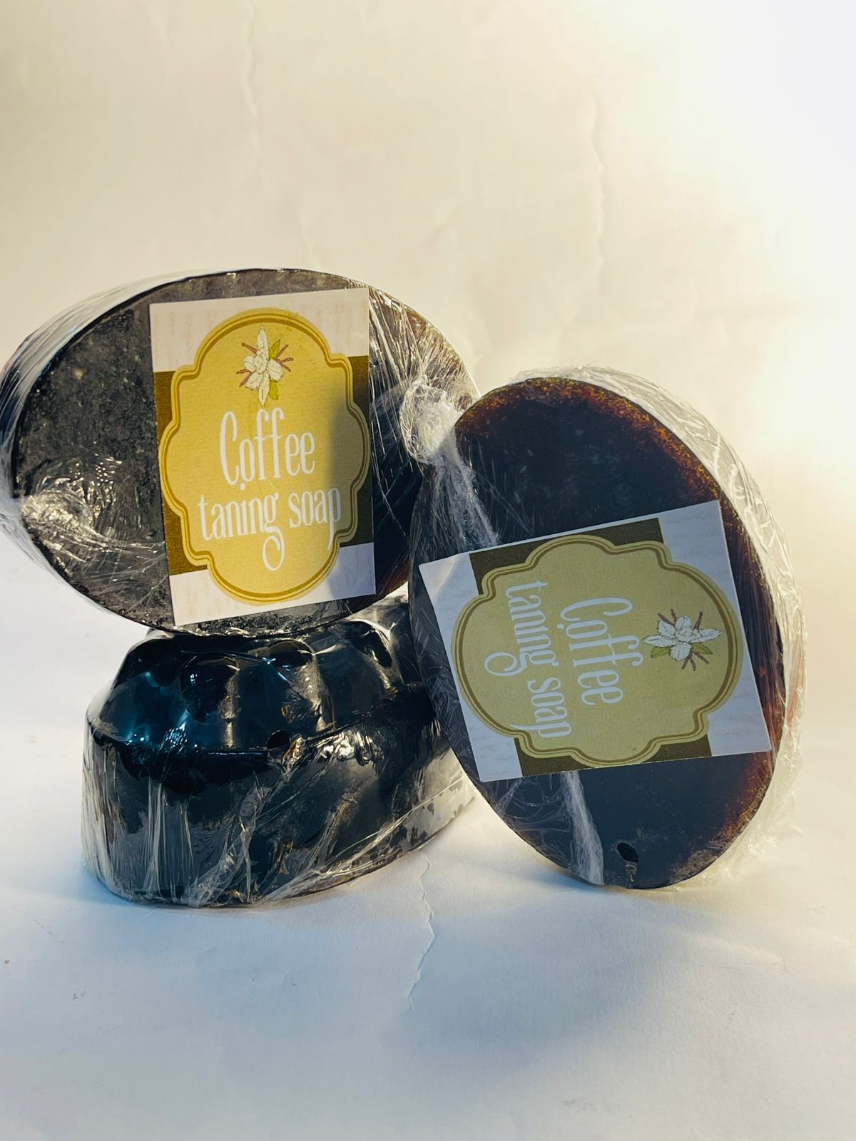 coffee tanning soap
