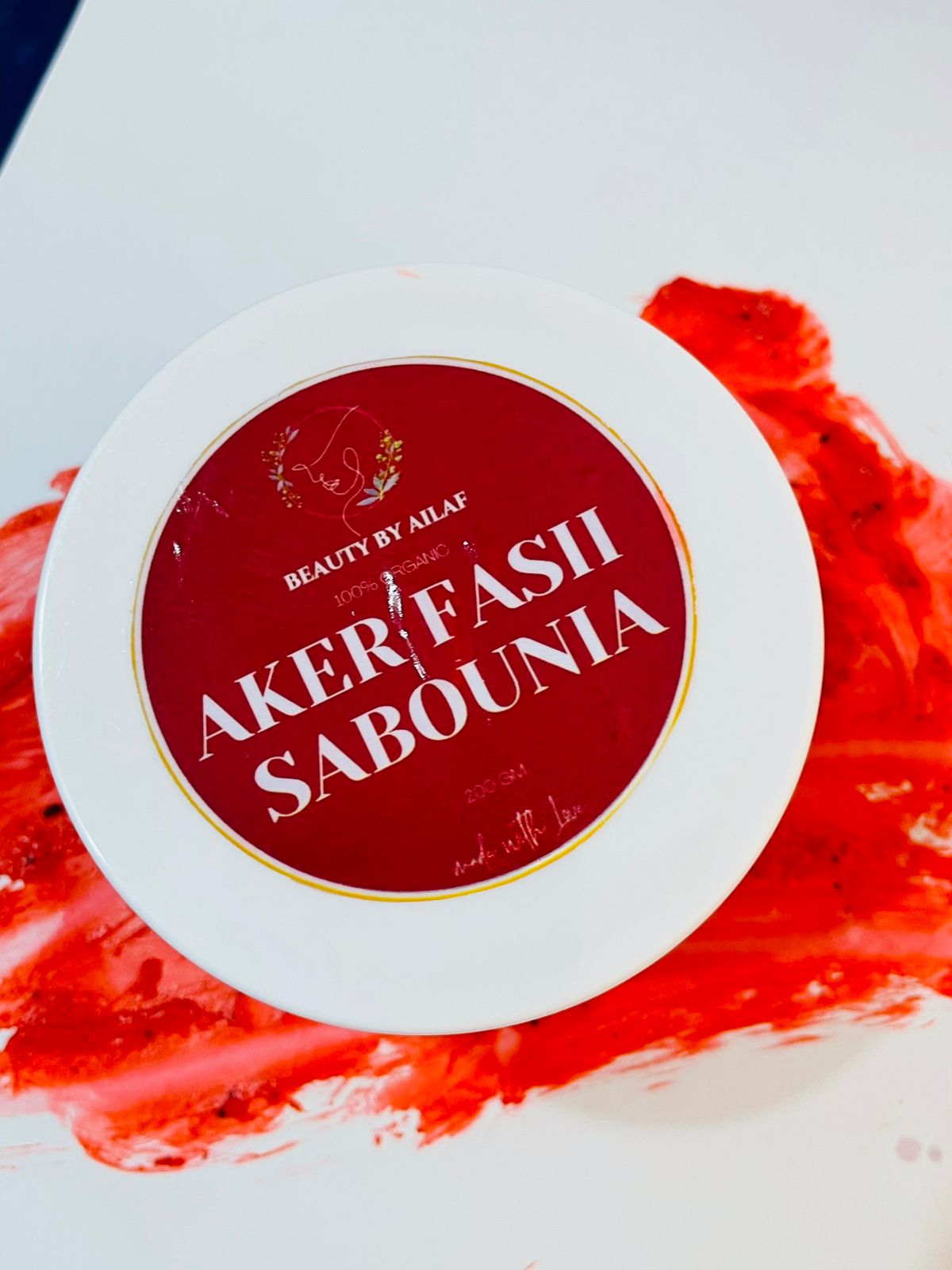 Morrocon aker fasii sabunia  Traditional morrocon soap & mask for bath, spa & hammam